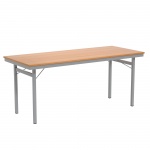 Klapptisch, 170x70 cm (B/T), 72 cm hoch, 4-Fuß, 